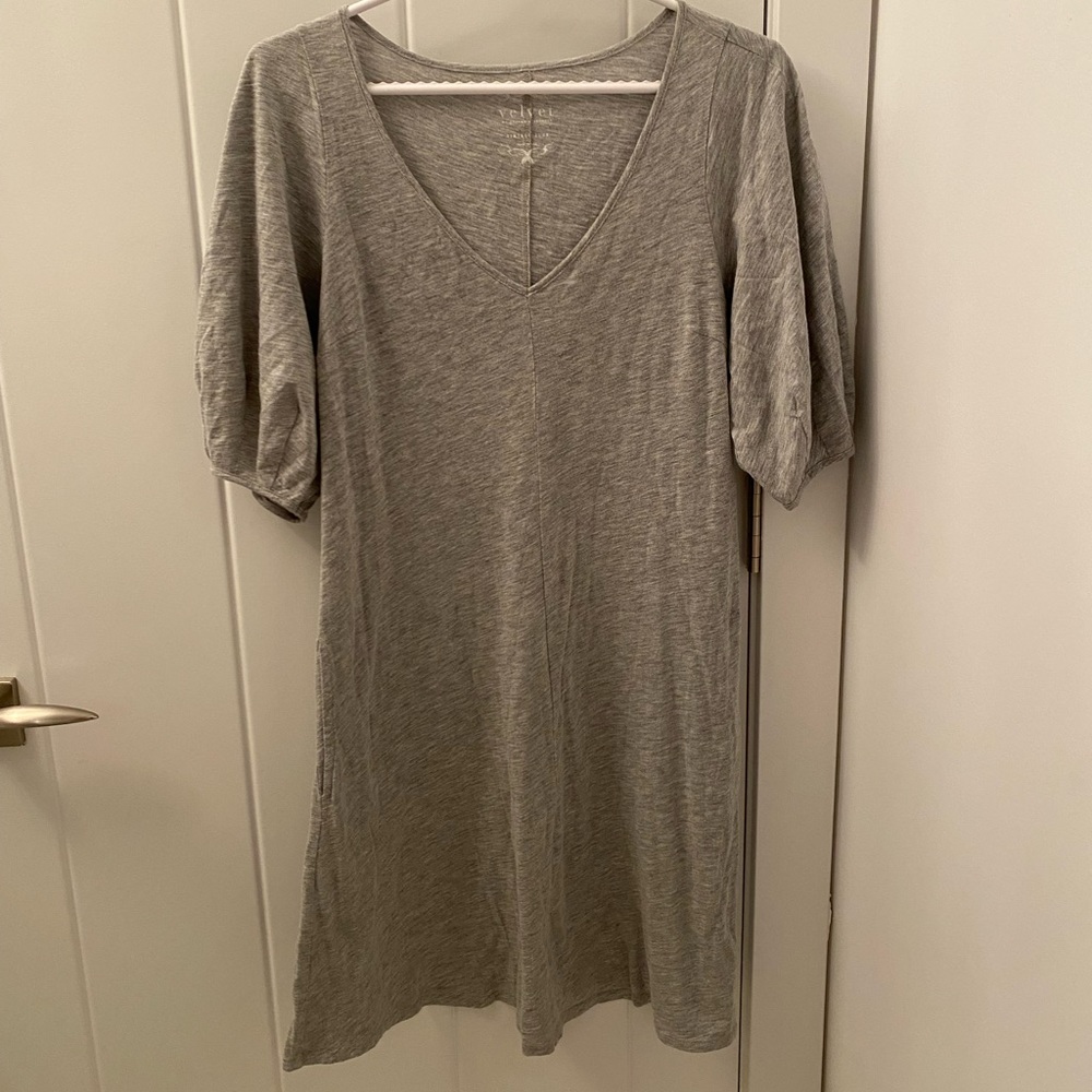 Velvet T-Shirt Dress